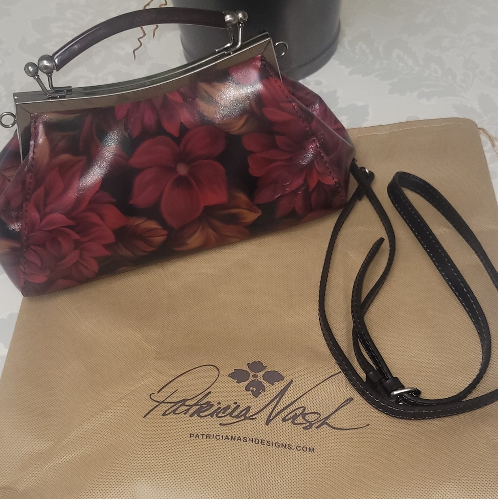 Patricia Nash leather Rustic Mums bag